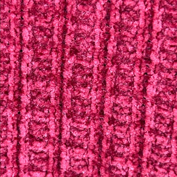 Papillon Academia Textured Knit 3/4 Sleeve Sweater Dress Medium Red Pockets - Picture 15 of 15